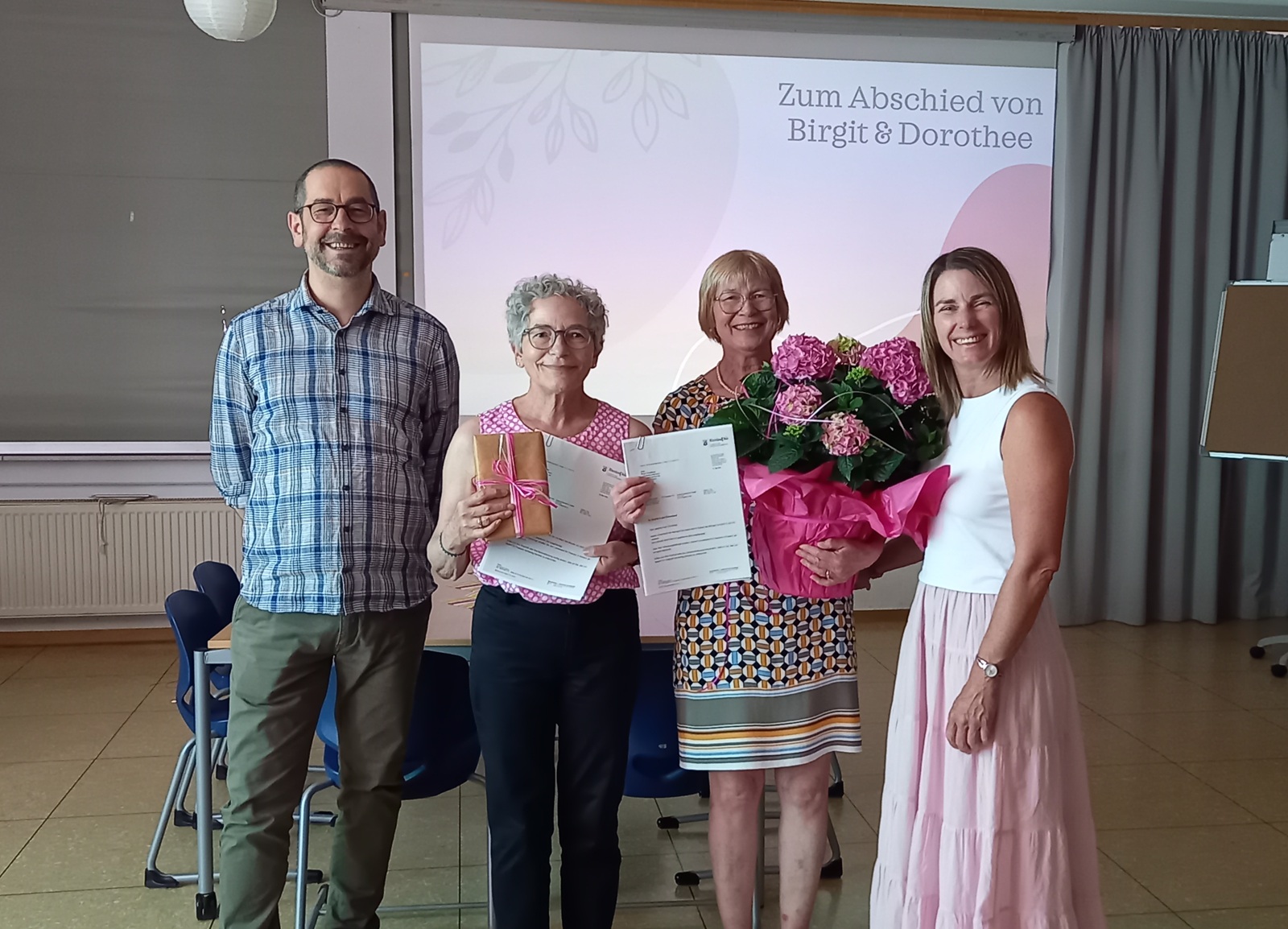 Verabschiedung Frau Reuter & Frau Grünfelder