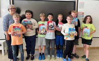 Besuch Stadtbücherei - Klasse S2